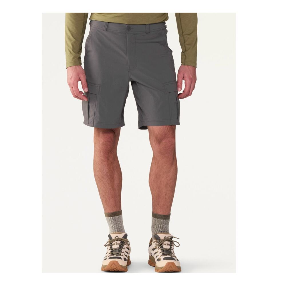 REI Co-op Men's Sahara Cargo Hiking Gray Shorts size Medium
